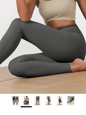 NVGTN High-Waist Seamless Leggings — Charcoal Gray